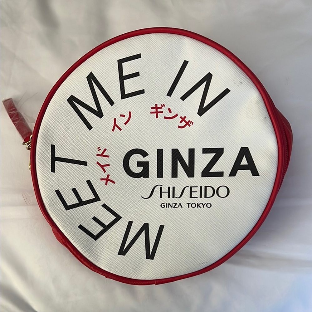 NEW Shiseido Make-up Cosmetic Bag MEET ME IN GINZA